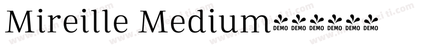 Mireille Medium字体转换